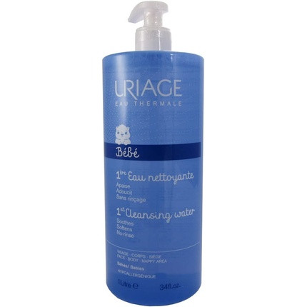 Uriage Eau Thermale 1er Eau Gentle Cleansing Water for Baby's First Skin Care 1000ml