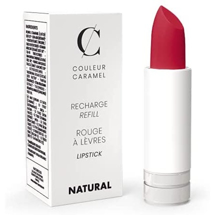 Couleur Caramel Organic & Vegan Matte Lipstick Refill 122 Currant Red