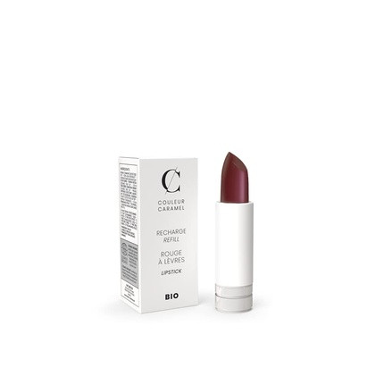 Couleur Caramel Refillable Organic Glossy Lipstick 240 Violet Kiss