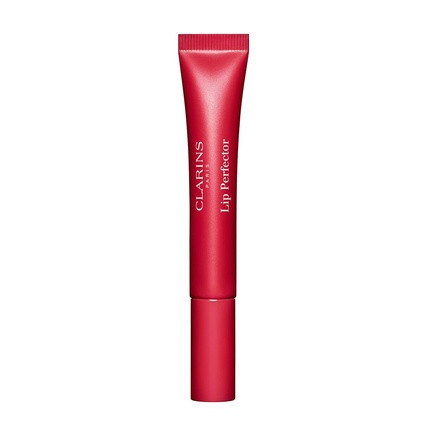 CLARINS Lip Perfector 2-In-1 Color Balm for Lips and Cheeks Nourishes and Plumps Lips Adds Buildable Color for Natural Glow Contains Natural Plant Extracts With Skincare Benefits