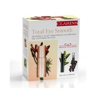 Clarins Total Eye Smooth 15ml + Mascara Supra Lift & Curl 3ml + Mini Crayon 01