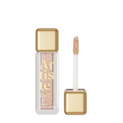 Vivienne Sabo Liquid Eyeshadow Artiste 24/7 Shimmering with Golden Glitter