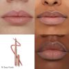 By Terry Hyaluronic Lip Liner Pencil Defines the Lips Creamy Hydrating Formula Intensely Pigmented Long-lasting Coverage Vegan Sexy Nude 0.05oz