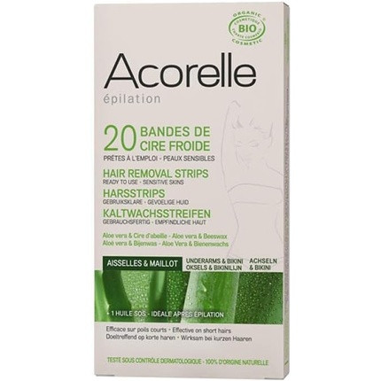 Acorelle Hair Removal Strips for Bikini and Underarms