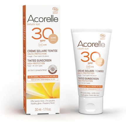 Acorelle Tinted Sunscreen SPF 30 Gold