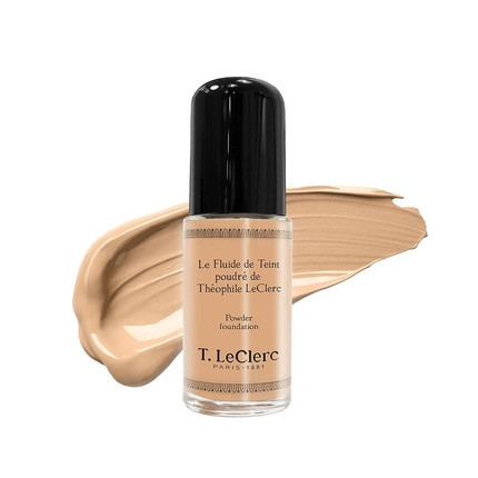 T. LeClerc Liquid Foundation Powder 03 Sand Beige Matte Vegan Dermatologically Tested