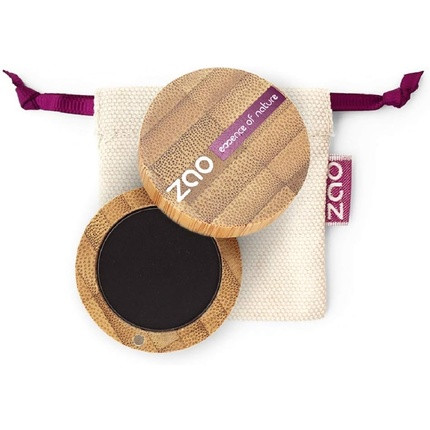 ZAO Organic Makeup Matte Eye Shadow Black 206 0.11 Oz