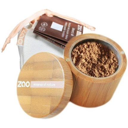 Zao Organic Makeup Mineral Silk Loose Powder Foundation Brown Beige 506 0.53 Oz