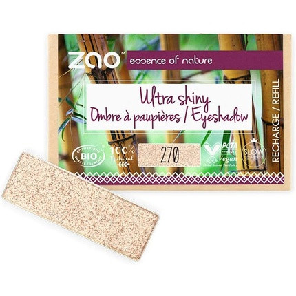 Zao Refill Rectangle Eyeshadow 270 Champagne