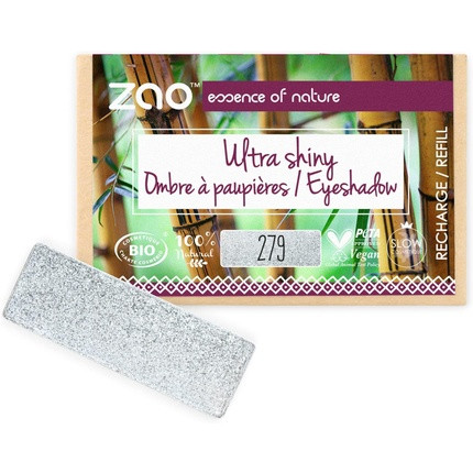 Zao Refill Rectangle Eyeshadow 279 Grey Diamond