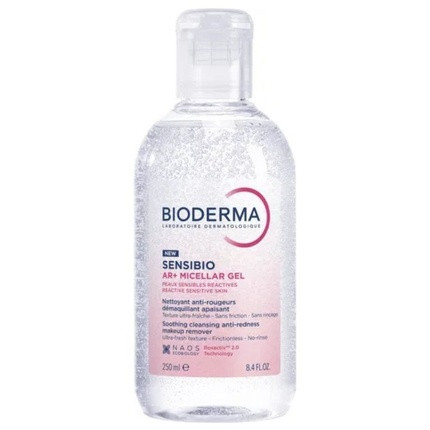 Bioderma Sensibio Ar Soothing Micellar Gel For Sensitive Skin 250ml - Reduces Redness And Cleanses