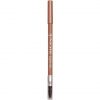 NOTE COSMETIQUE Natural Look Eyebrow 2 in 1 Eyebrow Pencil with Spoolie Brush Waterproof Double-Sided Wooden Pencil Beige