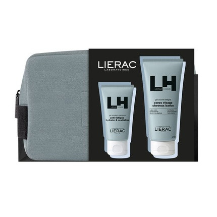 Lierac Coffret Homme - Energizing Hydrating Gel 50ml And Integral Shower Gel 200ml Gift Set