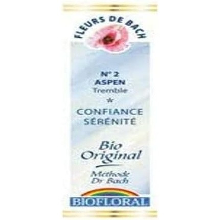 Biofloral Bach Flowers 02 Aspen Bio Demeter Trembling Poplar 20ml