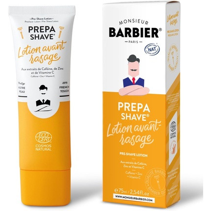 Monsieur Barbier Cream for Before Shaving Wet or Dry 75ml