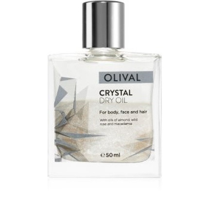 Olival Crystal Dry Oil - Care Oil For Face, Body, And Hair, 50 Ml