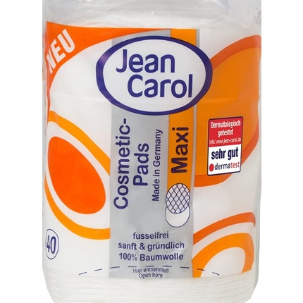 Jean Carol Luxury Silk-Cotton Blend Maxi Makeup Pads - 40 Count