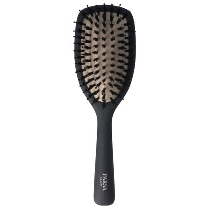 Parsa Keratin Care Shine Paddle Brush - Black