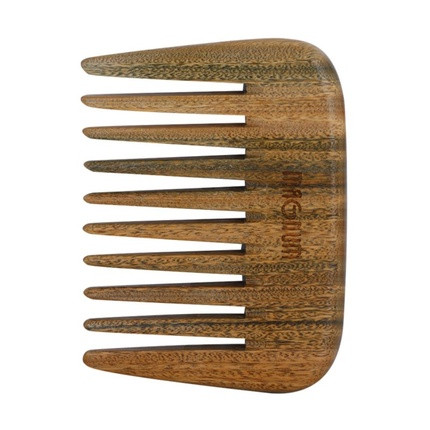 Magnum Natural Wood Guaiaco Comb - Afro Style 308