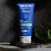 WELEDA Bio FOR MEN 2in1 Face Wash Refreshing Natural Men's Facial Cleansing/Beard Care Gel with Willow Bark & Licorice Root 100ml