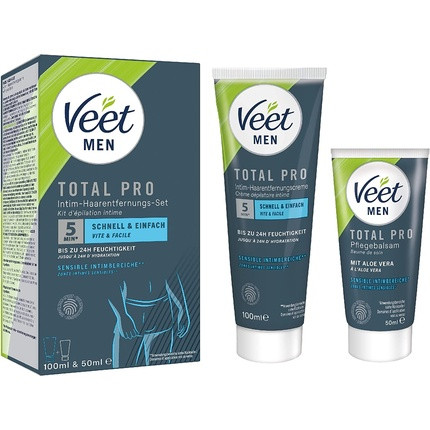 Veet Men Intimate Hair Removal Set - Hair Removal Cream for Men