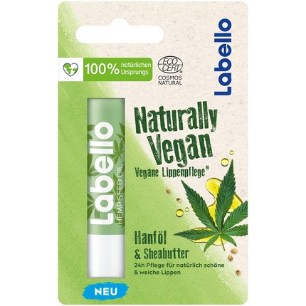 Labello Naturally Vegan Hemp Oil & Shea Butter Lip Balm 4.8g