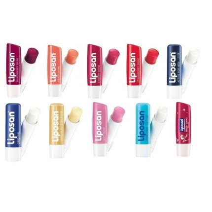 LIPOSAN Lip Care Balm in Different Colors & Flavors 4.8g