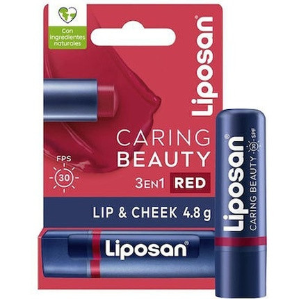 Liposan Caring Beauty Red Moisturizing Lip Balm Spf30 48g