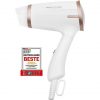 ProfiCare PC-HT Compact Hair Dryer with Folding Handle 2 Temperature/Power Settings White-Bronze