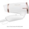 ProfiCare PC-HT Compact Hair Dryer with Folding Handle 2 Temperature/Power Settings White-Bronze