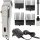 ProfiCare Hair Clipper and Beard Trimmer for Men with 4 Detachable Comb Attachments and 3-Step Thinning Function Stainless Steel