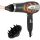 ProfiCare Hair Dryer with Ionization Function 2200W 3 Power Levels and 2 Blower Levels Includes Cool-Shot Dryer with Diffuser & Nozzle Black