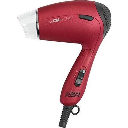 Clatronic Hair Dryer HTD 3429 Soft Touch Housing 2 Temperature/Power Settings 360° Rotating Nozzle Red