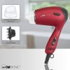 Clatronic Hair Dryer HTD 3429 Soft Touch Housing 2 Temperature/Power Settings 360° Rotating Nozzle Red