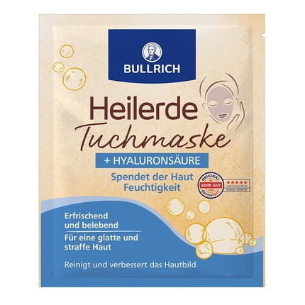 Bullrich Heilerde Face Mask with Hyaluronic Acid Moisturizer - 1 Mask