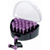 Remington KF40E Heated Curlers with Easy-Clip System and Ion Technology - Pack of 3 (19mm, 22mm, 27mm) Black/Purple