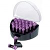 Remington KF40E Heated Curlers with Easy-Clip System and Ion Technology - Pack of 3 (19mm, 22mm, 27mm) Black/Purple