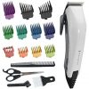 Remington HC5035 Corded Colour Cut Hair Clipper White and Grey