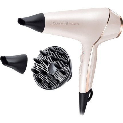 Remington PROluxe Ionic Hair Dryer 2400W with OPTIheat Technology and 3 Styling Attachments - AC9140 Single