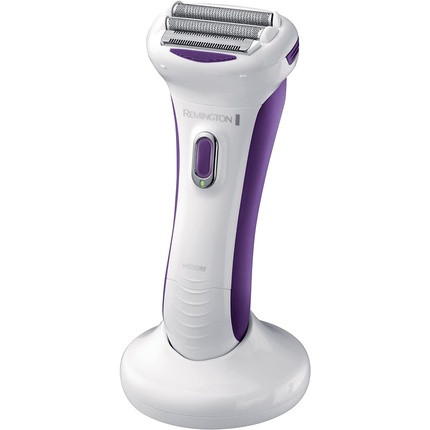 Remington Smooth & Silky WDF5030 Women's Shaver Rechargeable Ergonomic Shaving Angle White/Purple