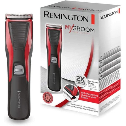 Remington HC5100 Hair Clipper with Self-Sharpening Stainless Steel Blades and 12 Length Settings - MyGroom Electric Hair Trimmer for Men