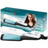 Remington Shine Therapy Wide Flat Iron with High-Quality Ceramic Coating Enriched with Micro-Particles for More Shine - Moroccan Argan Oil & Vitamin E LCD Display 150-230°C - S8550 Wide Flat Iron