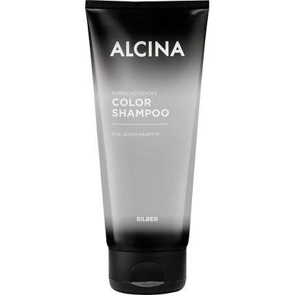 ALCINA Silver Color Shampoo 200ml - Color-Protecting Care Shampoo for Light Blonde and Silver Hair - Shine and Care for Colored and Highlighted Hair