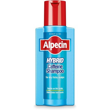 Alpecin Hybrid Shampoo 250ml Natural Hair Growth Shampoo for Sensitive and Dry Scalps Energizer for Strong Hair Hair Care for Men Made in Germany Caffeine