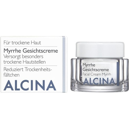 ALCINA Myrrh Face Cream 50ml - Moisturizes Particularly Dry Skin Areas