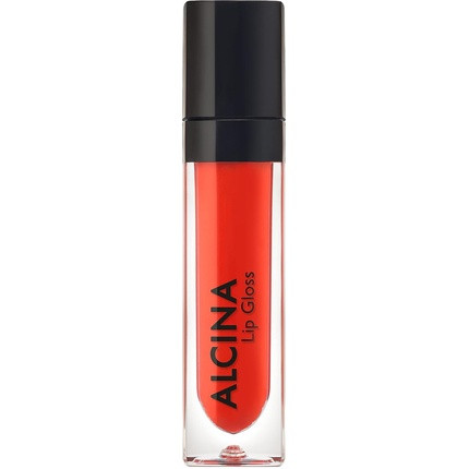 ALCINA Shiny Red Lip Gloss - Intense Color Shine and Visually Fuller Lips - Lip Care with Hyaluronic Acid and Nourishing Oils from Dragon Fruit and Green Tea Seeds