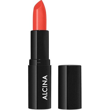 Alcina Dark Orange Lipstick with Excellent Color Payoff and Long-Lasting Wear