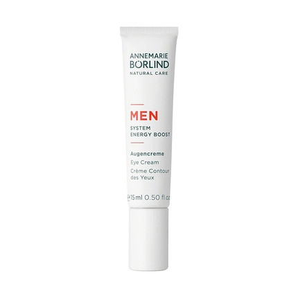 Annemarie Borlind Men Eye Cream 15ml - Cooling and Refreshing with Innovative Energy Complex of Plant Taurine and Organic Caffeine - Mineral Oil Free, Vegan