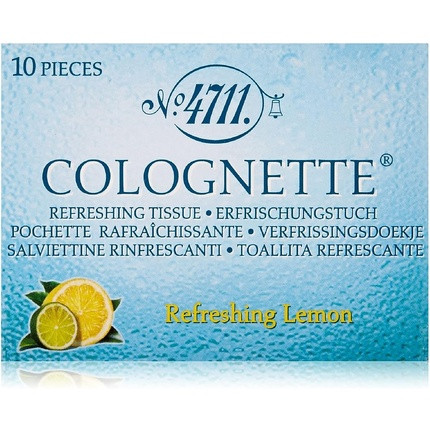 4711 Lemon Colognette Refreshing Tissue Box Of 10