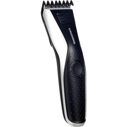 GRUNDIG MC6840 Hair and Beard Trimmer with LED, Black/Silver, Cutting Length up to 30mm - Single